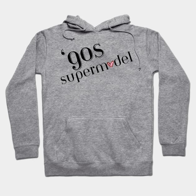 90s supermodel Hoodie by Once Upon a Find Couture 